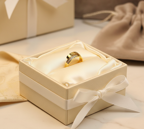 Gold Band Ring Gift