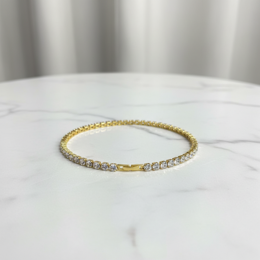 High-grade clear crystals set in durable silver-tone metal