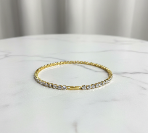 High-grade clear crystals set in durable silver-tone metal