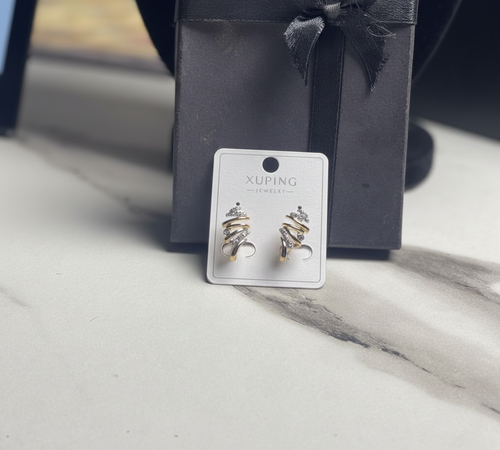 Silver Spiral Wire Earrings