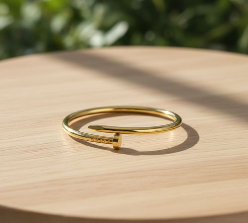 Nlegant Gold Nail Bracelet - Premium Design