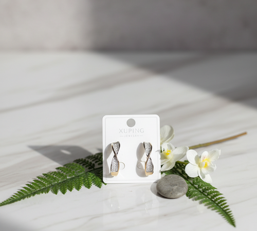 Vintage Crystal Drop Earrings