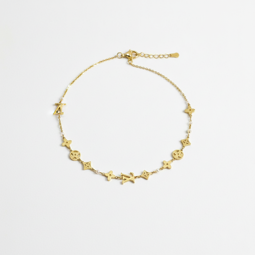 Designer Logo Charm Necklace