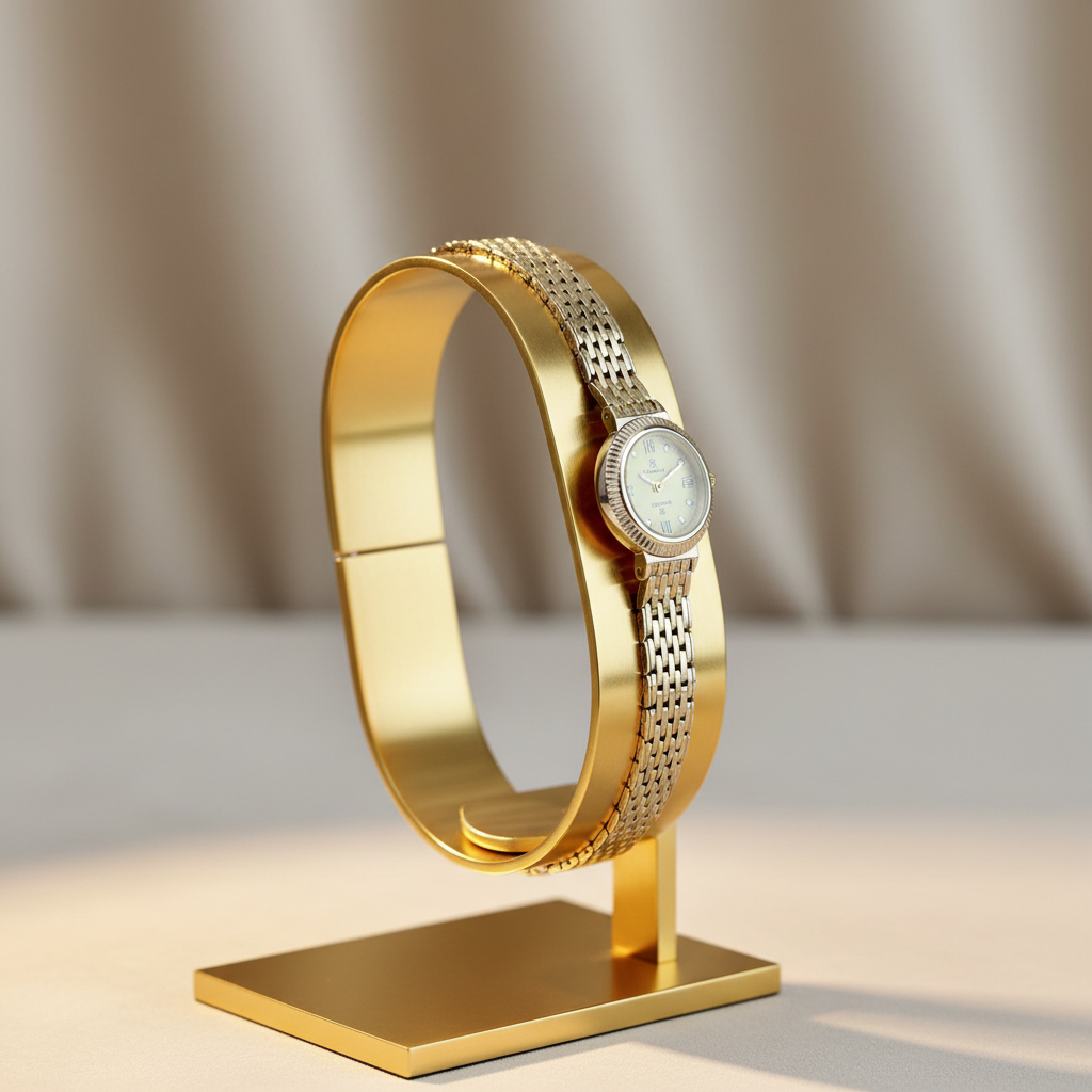 Gold-Tone Watch - Women's Mother of Pearl Dial
